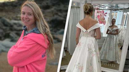 Woman’s creepy wedding dress reflection is being compared to something from Black Mirror