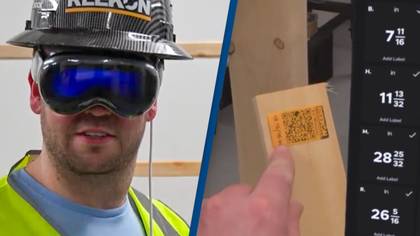 Builder uses genius Apple Vision Pro technique for measurements at work and people are divided