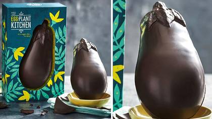M&S Launches New Cheeky Aubergine-Shaped Easter Egg