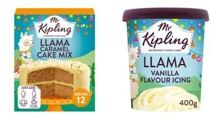 ASDA Is Selling A Mr Kipling Llama Cake Mix And Icing 