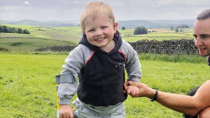Beautiful Moment Four-Year-Old Boy Walks For First Time Again After Losing Both Legs To Sepsis