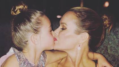 Amanda Holden Defends Kissing Six-Year-Old Daughter On Lips