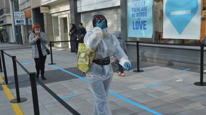 Woman Spotted In Full PPE Bodysuit For Primark Visit