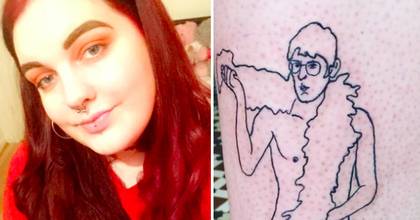 Woman Gets Tattoo Of Louis Theroux Naked On Her Leg And We're Obsessed