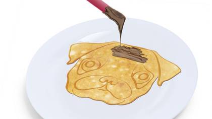 ASDA Is Selling A Pug Frying Pan For Pancake Day And It's Flippin' Cute