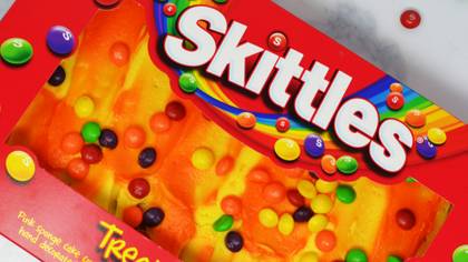 This New Skittles Treat Cake Is Quite Possibly More Colourful Than A Rainbow