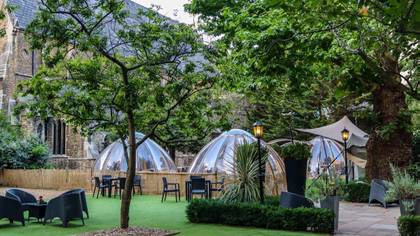 You Can Now Eat Inside An Incredible Private Dome In A Secret Garden 