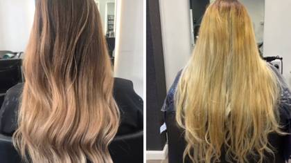 Woman Horrified As "Balayage" Gone Wrong Leaves Her Hair Steaming