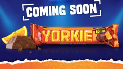 Nestle Launching Orange Yorkie Bars In The UK From Next Week