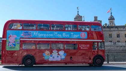 A 'Peppa Pig' Afternoon Tea Bus Has Launched In The UK