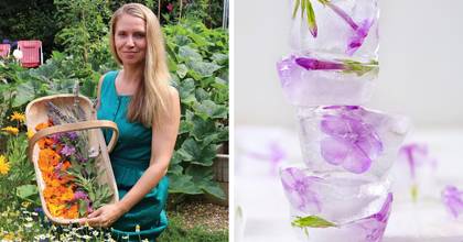 People Are Making Floral Ice Cubes And They're Perfect For Summer Cocktails