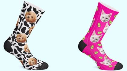 ​You Can Now Get Socks Personalised With Your Pet's Face