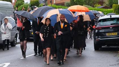 Azaylia Cain Funeral: Ashley Cain And Safiyya Vorajee Lead Mourners At Azaylia's Funeral