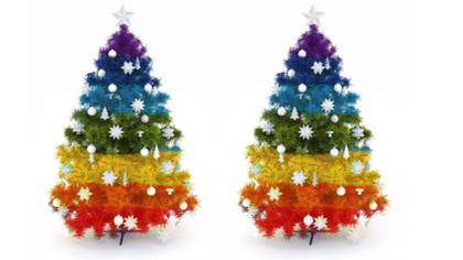 People Are Putting Up Rainbow Christmas Trees To Pay Tribute To The NHS