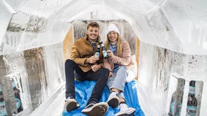 ​You Can Now Visit An Igloo Made From Actual Booze And OMG
