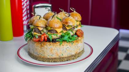You Can Now Buy A Cheesecake Topped With Cheeseburgers