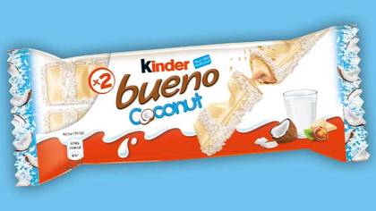 Kinder Bueno's White Chocolate and Coconut Bars Are Back In Stores From Tomorrow
