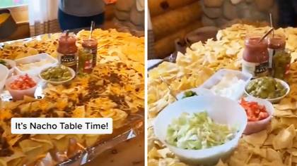 Family Create Huge Nacho Table And We Are Seriously Inspired