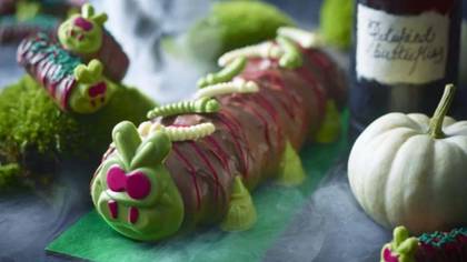 M&S Is Selling A Halloween Colin The Caterpillar Cake With Chocolate Maggots