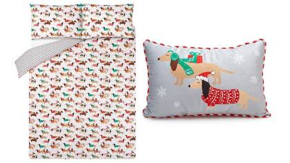 Asda Is Selling Christmas Sausage Dog Bedding And We Love it