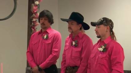 Joe Exotic's Three-Way 'Tiger King' Wedding Is Now Available To Stream In Full Online