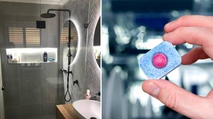 People Are Using Dishwasher Tablets To Clean Their Shower