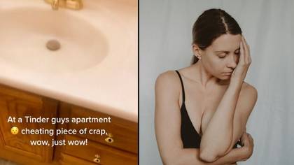 Woman Finds Out Tinder Date Is A Cheat After Looking In Bathroom