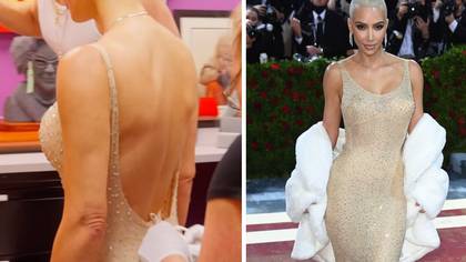 'Emotional' Moment Kim Kardashian Tries On Iconic Marilyn Monroe Dress