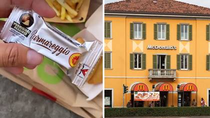 You Can Buy A Full Block Of Parmigiano Reggiano Cheese In McDonald's Italy