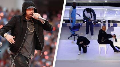 Eminem Taking The Knee At Super Bowl Half Time Show Sets Off The Right Wing