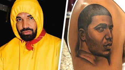 Drake calls out his dad for getting a tattoo of the rapper's face on his arm