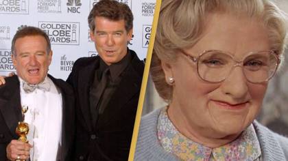 Pierce Brosnan says Robin Williams improvised hilarious Mrs Doubtfire line