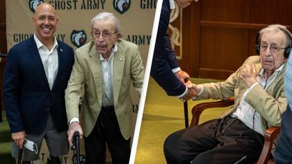 Veteran given honour for tricking Nazis with 'ghost army' in WW2