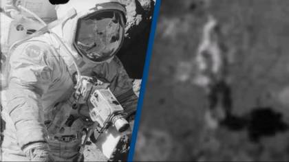 Conspiracy theorists claiming photo is proof moon landing was a 'hoax'