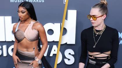 People Are Baffled By This Bizarre Red Carpet Interaction Between Cara Delevingne And Megan Thee Stallion