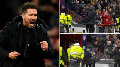 Man United Fans Brutally Slammed For Pelting Diego Simeone With Missiles And Told They Should Be 'Ashamed' And 'Banned'