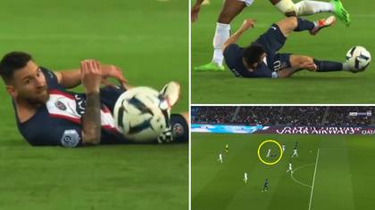 You may have missed Lionel Messi’s outrageous no look pass whilst on the floor