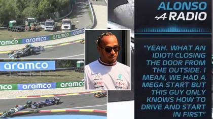 Fernando Alonso rips into Lewis Hamilton for first lap crash in Belgian Grand Prix