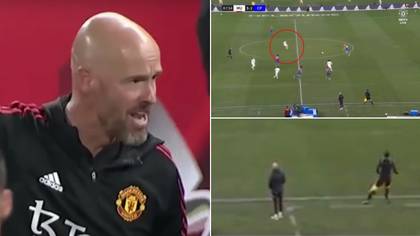 Erik Ten Hag Screams "What The Fu** Are You Doing?" To Player In 87th Minute vs Crystal Palace