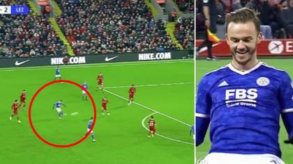 James Maddison Scores Sensational 25-Yard Strike To Put Leicester 3-1 Up Against Liverpool