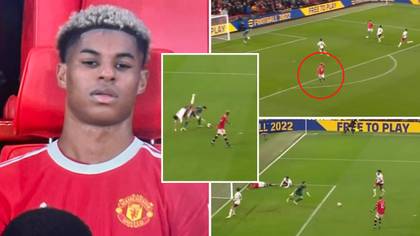 Damning Footage Emerges Of Marcus Rashford 'Giving Up' And Not Pouncing On Loose Ball After Mason Greenwood Shot