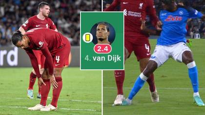 Virgil van Dijk ripped apart after Liverpool’s horror show against Napoli in the Champions League