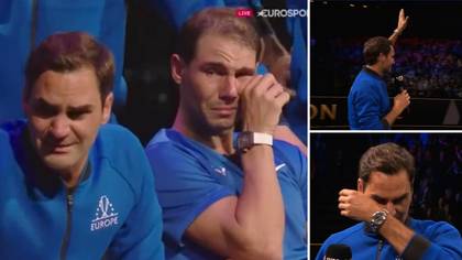 Roger Federer and Rafael Nadal in tears as the Swiss legend ends glittering career with emotional farewell