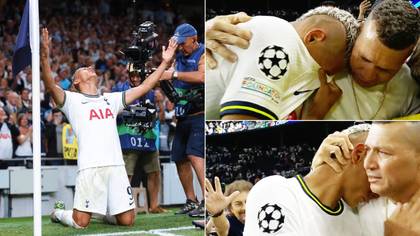 Richarlison couldn't hold back tears after scoring first Champions League goals