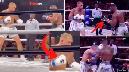 Jake Paul Vs Tyron Woodley Branded As 'Rigged' Fight By Furious Fans After Damning Footage Of 'Hand Twist' Gesture