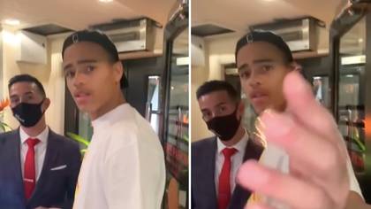 Footage Emerges Of Fan Confronting Mason Greenwood, He Reacted Angrily
