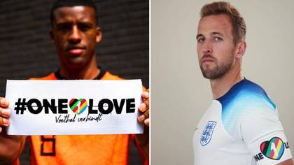 England and other nations could be banned from wearing the OneLove armband at the World Cup