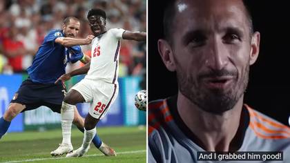‘I Grabbed Him Good!’ - Giorgio Chiellini Laughs As He Recalls Shirt Pull On Bukayo Saka In 2020 Euro Final