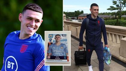 Phil Foden Is 'Obsessed' With Panini Stickers And Sits In His Room On England Duty Putting Them In Album