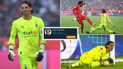 Yann Sommer made record 19 saves against Bayern Munich, it was an all-time goalkeeping performance